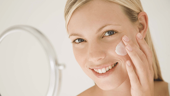 Using a facial skin rejuvenation cream